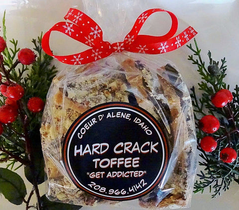 Dark Chocolate Hard Crack Toffee
