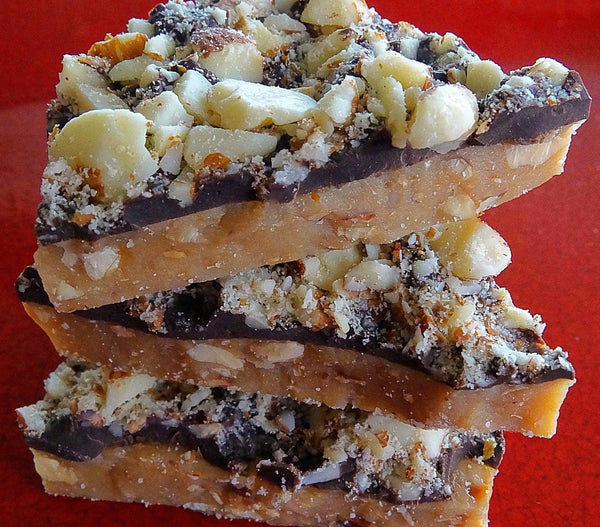 Dark Chocolate Hard Crack Toffee