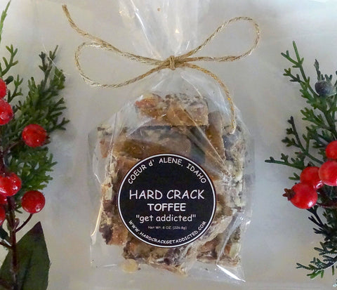 Salted Caramel Hard Crack Toffee