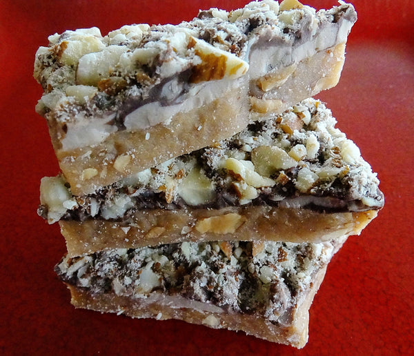 Salted Caramel Hard Crack Toffee