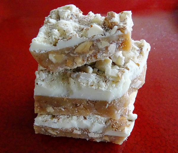 White Chocolate Hard Crack Toffee